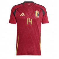 Camiseta Bélgica Dodi Lukebakio #14 Primera Equipación Eurocopa 2024 manga corta